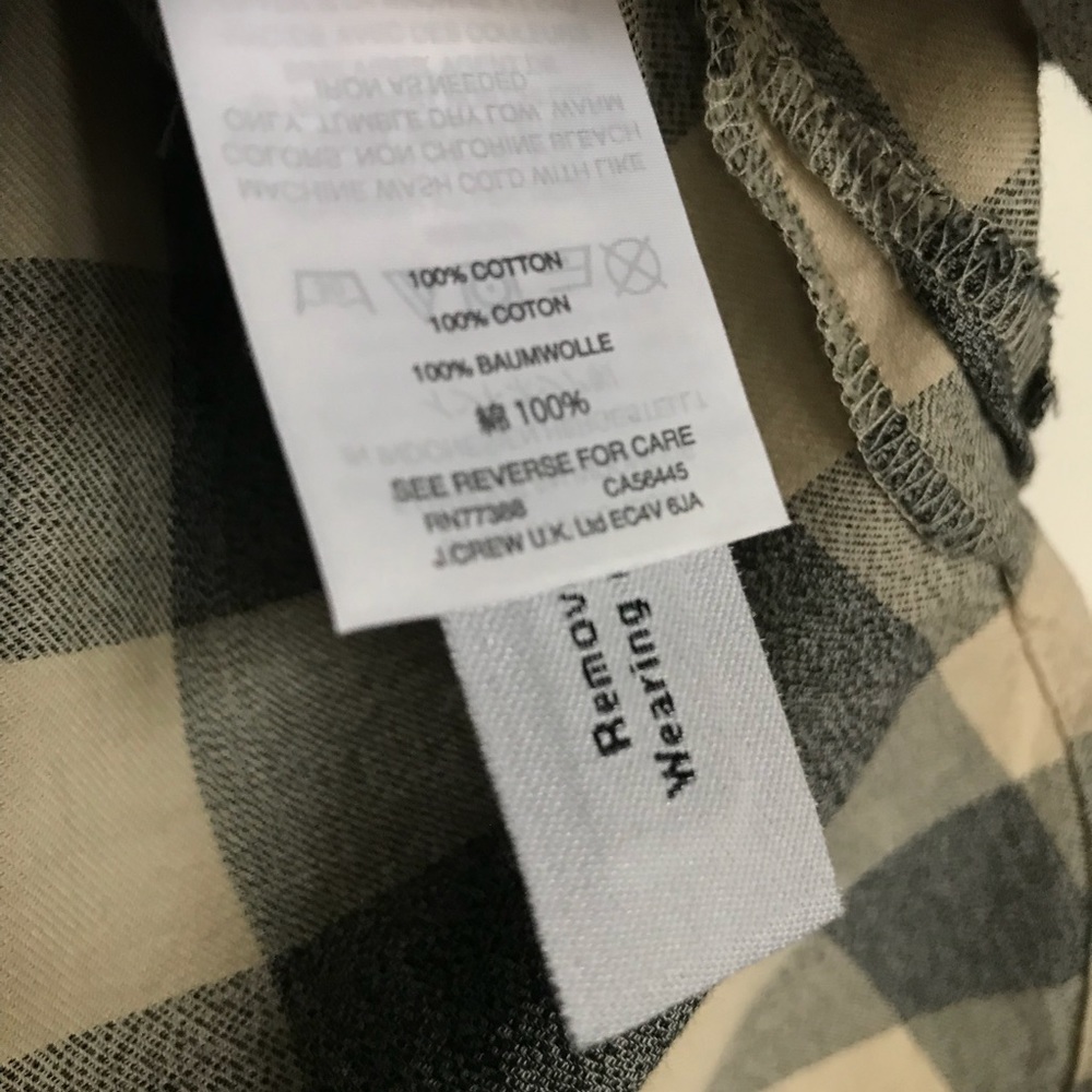 LIKE NEW MADEWELL Buffalo Plaid Flannel Top SZ M - Picture 6 of 6
